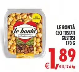 Deco Supermercati Le bontà Ceci Tostati Gustosi offerta