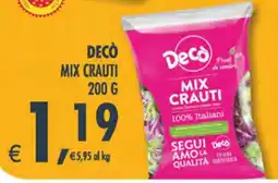 Deco Supermercati Decò Mix Crauti offerta