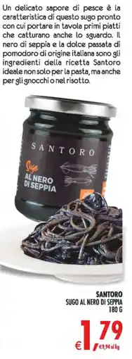 Deco Supermercati Santoro Sugo al nero di seppia offerta