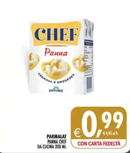 Deco Supermercati Panna Chef offerta