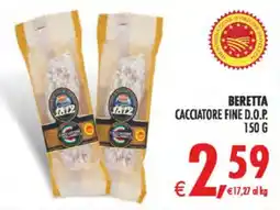 Deco Supermercati Beretta Cacciatore Fine D.O.P. offerta