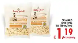 Deco Supermercati Casa Milo pasta fresca offerta