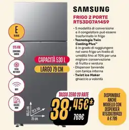 Fiducia & Convenienza Samsung frigo 2 porte offerta