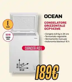 Fiducia & Convenienza Ocean congelatore orizzontale offerta