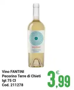 Centro Cash Vino FANTINI Pecorino Terre di Chieti offerta