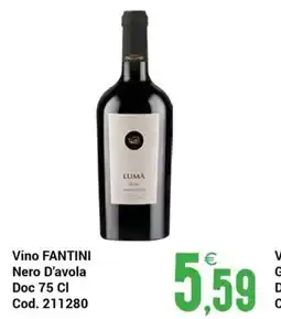 Centro Cash Vino FANTINI Nero D'avola offerta