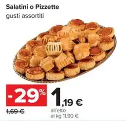 Carrefour Iper Salatini o Pizzette gusti assortiti offerta