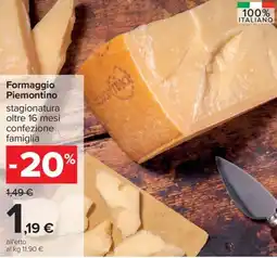 Carrefour Iper Formaggio Piemontino offerta