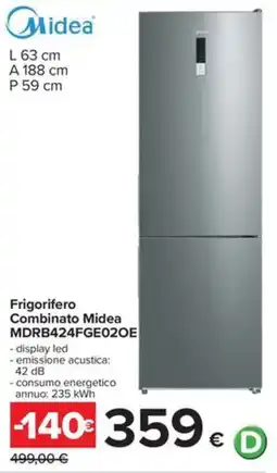 Carrefour Iper Frigorifero Combinato Midea offerta