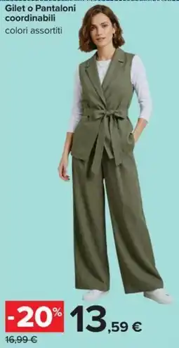 Carrefour Iper Gilet o Pantaloni coordinabili offerta