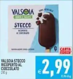 Pim Supermercati ValsOia stecco ricoperto al cioccolato offerta