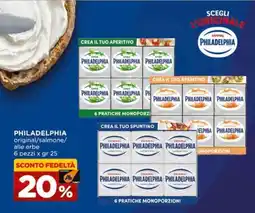 Alì Supermercati Philadelphia original/salmone/alle erbe offerta