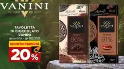 Alì Supermercati Tavoletta di cioccolato Vanini offerta