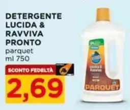 Alì Supermercati Detergente lucida & ravviva pronto parquet offerta