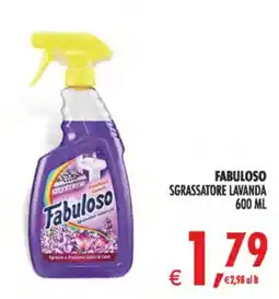 Deco Supermercati Fabuloso sgrassatore lavanda offerta