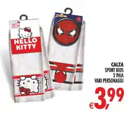 Deco Iperstore Calza sport kids vari personaggi offerta