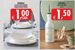 Deco Supermercati Bormioli Eclissi piatto bianco offerta