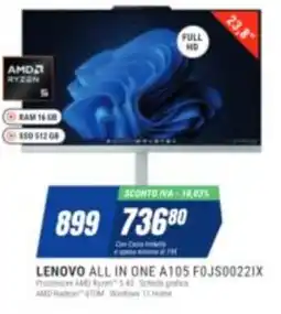 Leonardelli Lenovo All in One A105 offerta