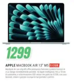 Leonardelli Apple MacBook Air 13" M5 512GB offerta