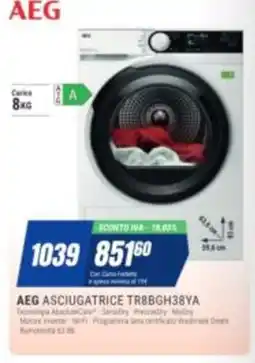 Leonardelli AEG Asciugatrice TR8BGH38YA offerta