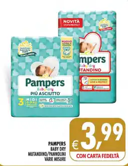 Deco Superstore Pampers Baby Dry Mutandino offerta