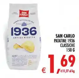 Deco Iperstore San Carlo patatine 1936 classiche offerta