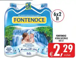 Deco Iperstore Fontenoce acqua naturale offerta