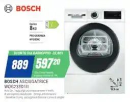 Leonardelli Bosch asciugatrice offerta