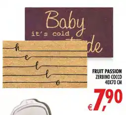 Deco Iperstore Fruit Passion Zerbino Cocco offerta