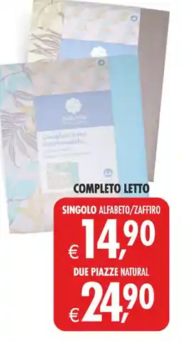 Deco Iperstore Completo letto Bella Vita offerta