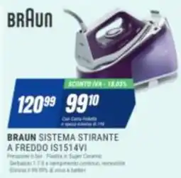 Leonardelli Braun sistema stirante a freddo is1514vi offerta