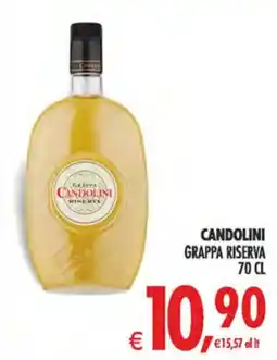 Deco Supermercati Grappa Candolini Riserva offerta