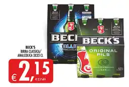 Deco Supermercati Beck's birra classica/analcolica offerta