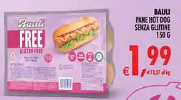 Deco Iperstore Bauli Pane Hot Dog Senza Glutine offerta