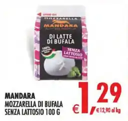 Deco Iperstore Mandara Mozzarella di Bufala senza lattosio offerta