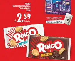 Deco Supermercati Pavesi ringo formato famiglia cacao/vaniglia offerta