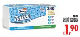 Deco Iperstore Foxy Tuttidi tovaglioli bianchi maxi offerta