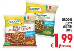 Deco Supermercati Orogel zuppa antichi sapori offerta