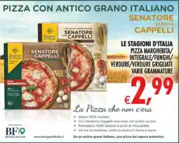 Deco Supermercati Pizza con antico grano italiano Senatori Cappelli offerta