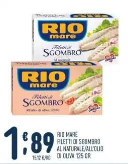 Gruppo Pascar Rio mare filetti di sgombro offerta
