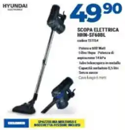 Elettrosintesi Scopa elettrica Hyundai offerta
