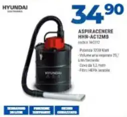 Elettrosintesi Aspiracenere Hyundai offerta