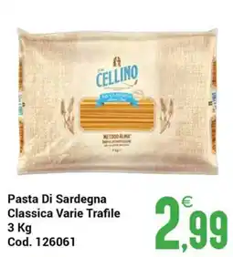 Centro Cash Pasta Di Sardegna Classica Varie Trafile offerta
