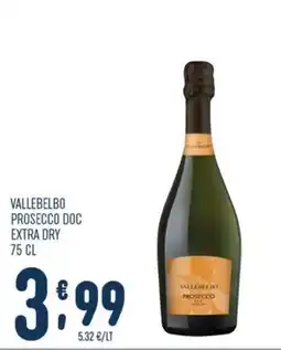 Gruppo Pascar Vallebelbo Prosecco Doc Extra Dry offerta