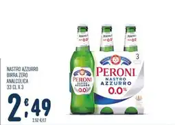 Gruppo Pascar Peroni Nastro Azzurro birra zero analcolica offerta