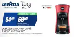 Leonardelli Lavazza macchina caffè a modo mio tiny eco offerta