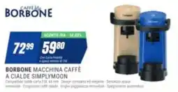 Leonardelli Borbone macchina caffè a cialde simplymoon offerta