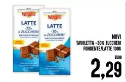Al Discount Novi Tavoletta fondente/latte offerta