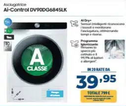 Elettrosintesi Asciugatrice Ai-Control offerta
