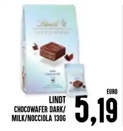 Al Discount Lindt Chocowafers Dark/Milk/Nocciola offerta